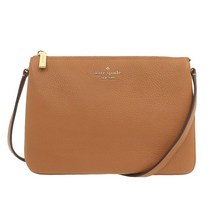 [케이트 스페이드] kate spade 가방 (숄더백) WKR00448 웜 진저 브레드 레이라 페브르드 가죽 트리플 거셋 크로스 바디 레이디스 [아울렛 품] [브랜드] []