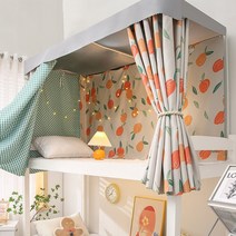 나뭇잎캐노피 여아캐노피 나뭇잎 가림막 캐노피 두꺼운 캐노피 침대 커튼 2 단 싱글 학생 기숙사 방진 개인, 29 28_03 only 1pc ceiling