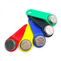 보안 부속 부품 50pcs tm1990a 읽기 전용 dallas tm ibutton 키 태그 터치 메모리 카드 링 ds1990a-f5 ds1990 토큰 액세스 제어용 스마트, 혼합 색상, 01 혼합 색상