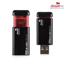 액센 U301 초고속 클릭형 USB3.0메모리 16GB~512GB [레이저각인 무료], 64GB