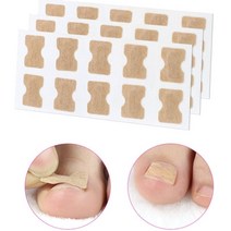지친발 쿨링 온열 발패치 한방원료 독소 피로한발 2050100pcs 손톱 교정 스티커 내성 발톱 교정 패치 paronychia 치료 복구 교정 페디큐어 도구, 100개