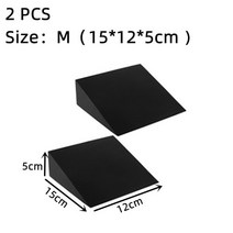 스쿼트발판 웨지 블럭 역도용 블록 미끄럼 방지 전문 램프 데드리프트 힐 상승 종아리 요가 슬랜트 보드, 4.B style M 2pcs