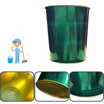 노래방 업소용 불연재 깡통휴지통 그린 탁상 고기집