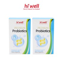 하이웰 뉴질랜드 프리미엄 프로바이오틱스 750억 60정 2통