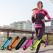 러닝 라이딩 네온컬러 방수가방 허리포켓, 네온오렌지