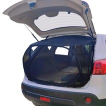 차박 도킹 차량용 텐트 야외 자기 운전 투어 자동차 꼬리 모기장 필드 캠핑 거즈 여행 트렁크 SUV 후면, black S