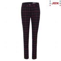 제이디엑스 JDX (여성) T/R 스판 체크 팬츠_X2RWPTW57-BK
