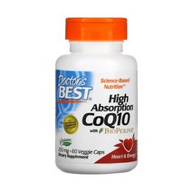 (1+1 닥터스베스트 고흡수율 코엔자임 유비퀴논 큐텐 Q10 CoQ10 200mg 60정