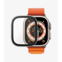 Panzerglass 판저글래스 애플워치 울트라 풀커버 케이스 클리어블랙, 블랙