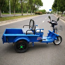 궤도운반차 농사용 운반차 전동 수레 리어카 트레일러, 일반버전트럼펫+48볼트12암페어배터리 48V