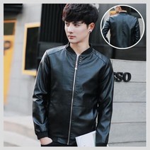 DUO840076남성용 라이더점퍼 가죽자켓 슬림핏 데일리 인조가죽 자켓 아우터 겨울 점퍼 오버핏 가죽잠바