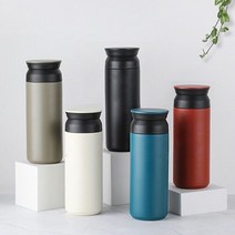 트래블 500ml 텀블러 각인 주문제작 DD 10033, 블랙