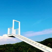 포토존 천구의 계단 조형물 카페 공원 호텔 관광지 대형 조경 인테리어 장식, C