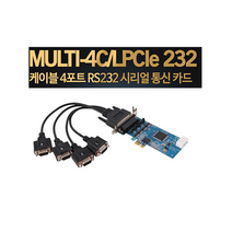 시스템베이스 Multi-4C/LPCIe RS232 케이블4포트 RS232 LPCI Express 시리얼통신카드