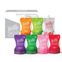 7가지 과일과 차의 만남 곤약젤리 젤리로 7가지 맛 세트 (7*1BOX), 130g, 1박스
