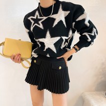 베이시코 / 스타 뽀글이 박스핏니트