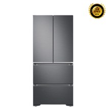 삼성전자 김치플러스 4도어 스탠드형 김치냉장고 490L 방문설치, 리파인드 이녹스, RQ49C9002S9