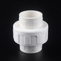 PVC 부속 파이프 유니온 커넥터 정원 관개 물 탱크 조인트 물 스트레이트 커넥터, 아이디 32mm, 하얀