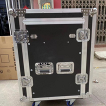 음향장비 랙케이스 무대 공연 방송 스튜디오 콘솔, 12U 레드 알루미늄 합금 플라이트 케이스