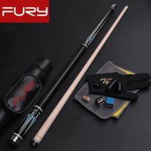 롱고니 큐 몰리나리 마이다스 당구 풀 스틱 큐대 FURY, 13mm, 린넨 그랩 원형 케이스 세트