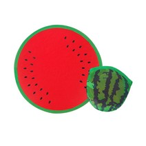 접이식 원터치 수박 부채, 1개, 수박 부채 1p