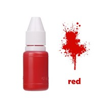 10ml 플래시 리필 잉크 컬러 인감 스탬프 오일 나무 종이 웨딩 스크랩북 만들기 사무실 학교 용품 2 개, 03 red