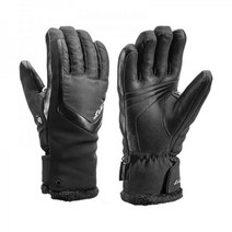 레키 LEKI 스텔라 S 여성용 스키 장갑 7.5호 독일, Black, Black