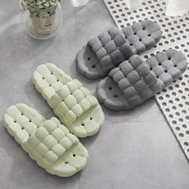 푹신한 퀼트 욕실화 미끄럼방지 욕실 슬리퍼 odda, qui(화이트), 1개