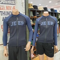 지프 [JEEP] JO2RGU010 J-JEEP 집업 레쉬가드