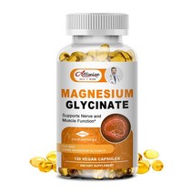 Alliwise 마그네슘 글리시네이트 400mg 비타민 B6 D3 보충제 소프트젤 함유