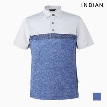 인디안 INDIAN 여름 가슴배색 포인트 카라티셔츠__MITASWM4506