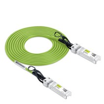 10Gtek SFP+ DAC 듀얼 코어 케이블은 Cisco SFP-H10GB-CU5M과 호환 Ubiquiti UniFi Fortinet 등 26AWG, Green