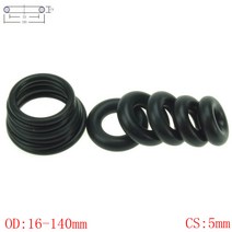 CS 5mm OD16-140mm NBR 고무 O 링 O-링 오일 씰링 가스켓 자동차, 51 120mm x 5mm _01 5 mm
