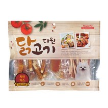 300g 반려동물식품관리사 더원 치킨 믹스 훈련용간식 스트레스완화 강아지육포 노즈워크 기호성 영양 칭찬