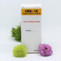 키톤 테스트 스트립 소변 테스터 시약 안티 VC 다이어트 체중 감소 분석 비뇨기 URS-1K 홈 케토시스, 01 50 PCS BOX