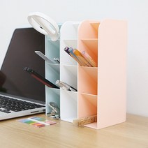 사무실책상꾸미기 오거나이저 데스크테리어 정리대 셋업, 화이트
