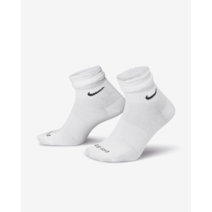[K235546][나이키공식] 나이키 NIKE 에브리데이 트레이닝 앵클 삭스 스포츠 양말 DH5485_100EG_235546 온라인 정품 판매점 국내직송, S (210-240)