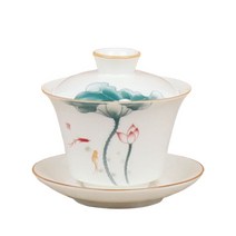 백자 어연 개완 개합잔 130ml