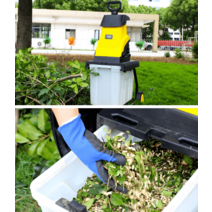 잔가지파쇄기 낙엽 분쇄기 톱밥 제조기 나뭇가지, B타입2500W 분쇄기 30m 전원 코드