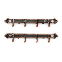 북눅 만들기 책꽂이 미니어처 하우스 DIY 틈새 책장 2 pcs 청동 색 diy 인형 집 1:12 소형 미니 가구 금속, 한개옵션0