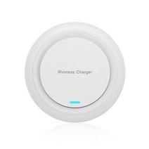 무선충전기 휴대폰충전기 고속 무선 충전기 충전 패드 삼성 호환 갤럭시 S8 S7 엣지 S6 노트 5 4 용, [01] WHITE