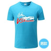 스즈키작업복 방한작업복 스즈키방한복 남자 티셔츠 오토바이 V-strom DL 650 모터 스포츠 팀 로고 _ 스즈, 02 파란_05 XL