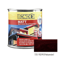 본덱스 MATT 방부방충 오일스테인 725자단 (375ml), 1개