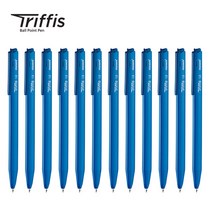 모나미 트리피스 삼각볼펜 0.5/0.7/1.0mm 1다스(12자루), 1.0mm-블루(12자루)