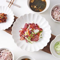 시라쿠스 프리즈 도자기 원형 접시 (3size)