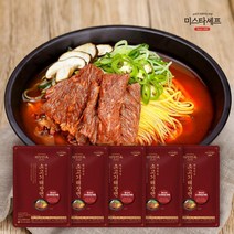 [미스타셰프] 해장면옥 소고기해장면 415g 4팩 / 해장라멘 해장면 해장라면