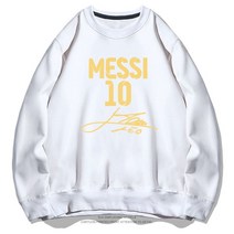 리오넬 메시 10 FC 바르셀로나 맨투맨 빅사이즈 긴팔 봄 가을 남자 여자 세미 루즈핏 축구 바르샤 커플