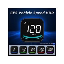 G4 HD Car Hud Head-up Display Outdoor GPSBEIDOU Digital Speedometer Speeding Alarm Monitor HUD With, [01] black