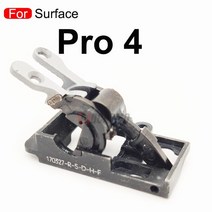 노트북 힌지 수리 Microsoft Surface Pro 4 1724 교체 부품 용 힌지 킥 스탠드 왼쪽 및 오른쪽 커넥터 샤, 한개옵션0