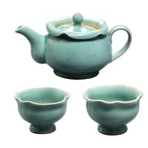 국보 청자 연잎형 2인 다기(티팟)세트